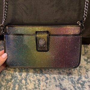 Kurt Geiger Multicolor Rhinestone Crossbody Bag